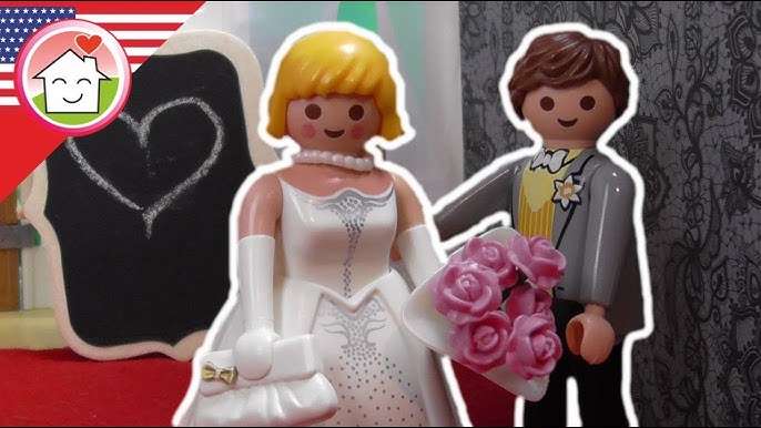 Playmobil Wedding Party Bride Groom Bridal Pair 