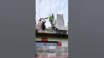 In the process of hoisting cement slabs, good machinery can improve efficiency