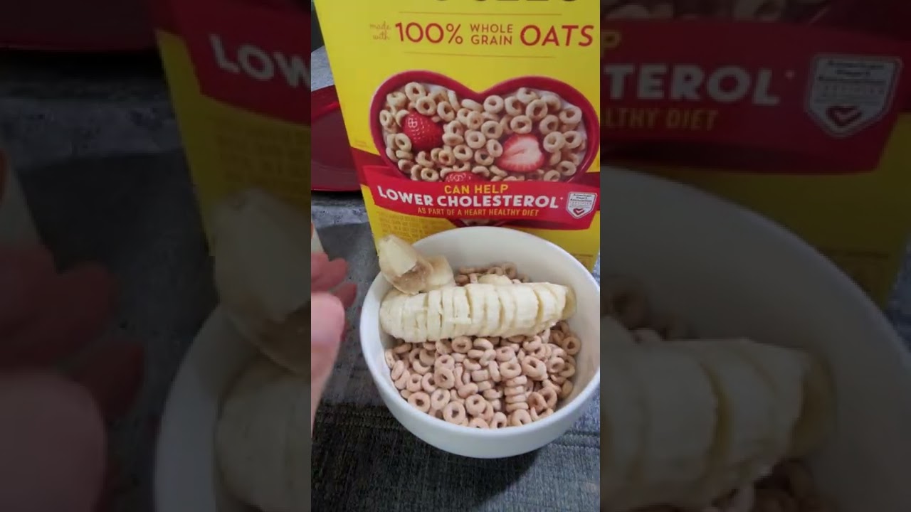 Amazing Cheerios 100 Whole Grain Oats ASMR shorts breakfast 