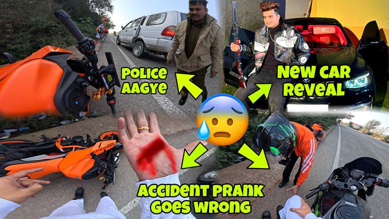 Accident prank on 