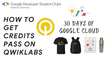 How to get Qwiklabs free credit pass [30 Days of Google Cloud]