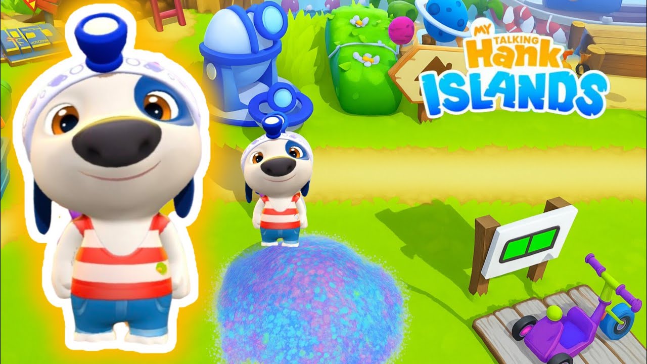 Exploring the Stars with Hank - My Talking Hank Islands Gameplay Walkthrough