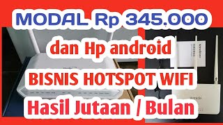 BISNIS HOTSPOT MODAL KECIL OMZET NYA LUMAYAN