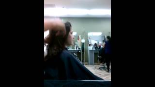 Women medium play layered haircut