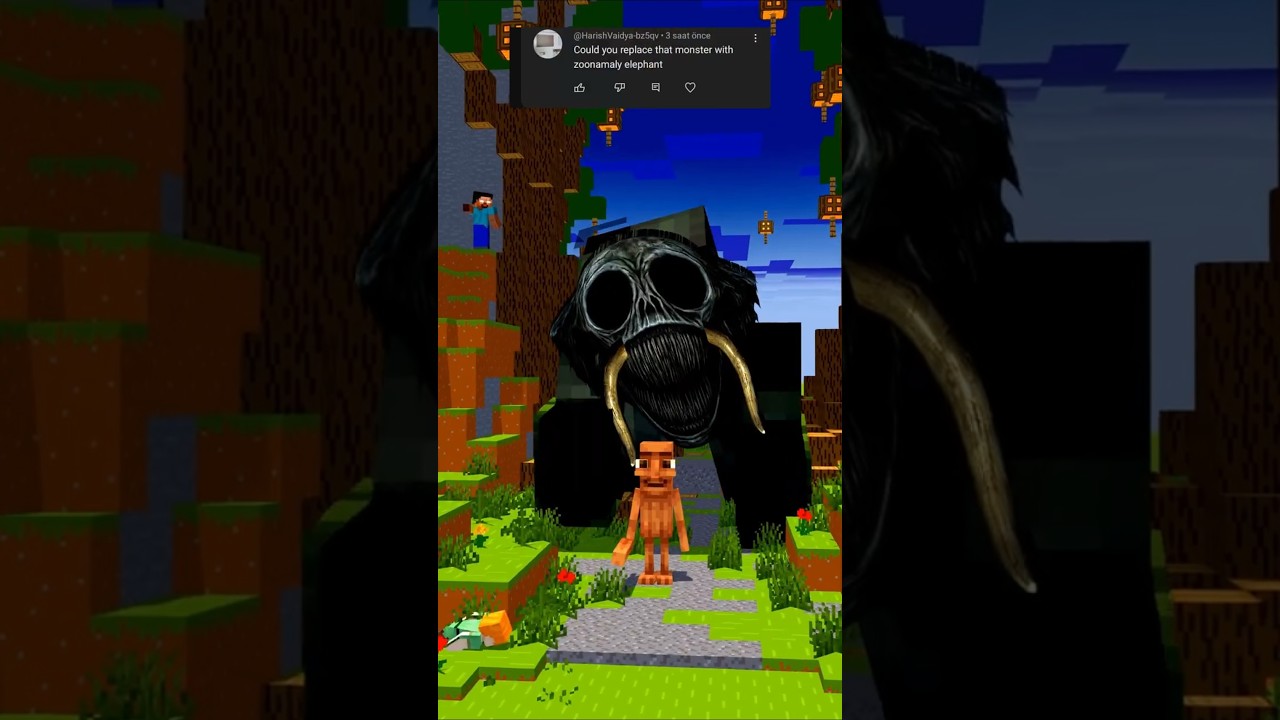 Сможем ли мы спастись от монстра-слона в Minecraft? Анимация Джей-Джея и Майки