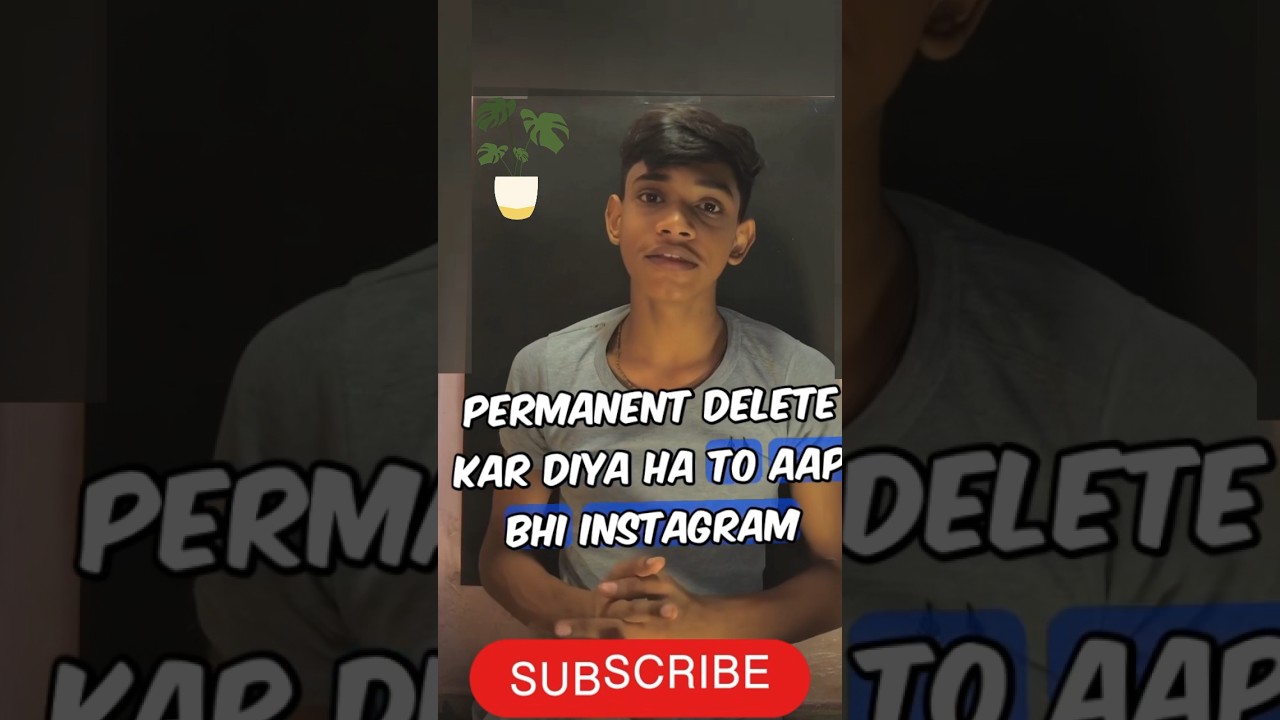 instagram account permanently delete ho gaya wapas kaise laye #instagram #tech #manojdey #shorts