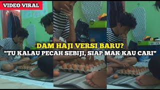 MAIN DAM HAJI PAKAI TELUR SEPAPAN, BOSAN LEVEL LAIN MACAM NI