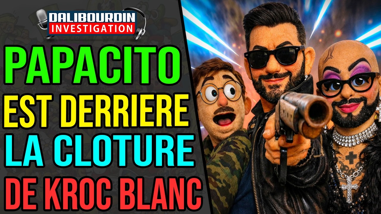 C'EST PAPACITO QUI EST DERRIÈRE LA CLOTURE DE LA CHAINE DE KROC BLANC