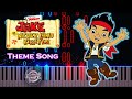 Jake and the neverland pirates theme song piano tutorial