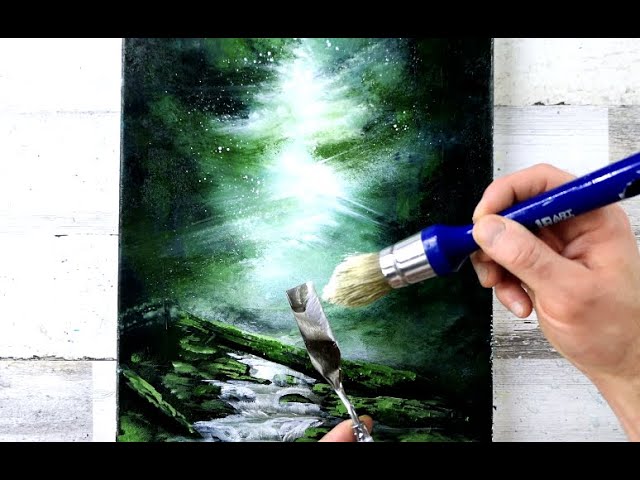 Acrylic Color FOREST GREEN - Brush and Airbrush Acrylic Paint