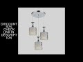 3 Lights E27, Dining Room Chandelier, Modern Petal Ceiling Light, LED Pendant Lamp