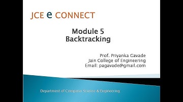 JCE CSE DESIGN AND ANALYSIS OF ALOGORITHM 18CS42