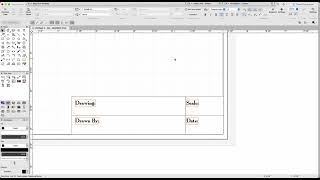 Vector Works 2026 - ASME A Title Block