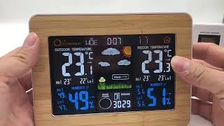 How to Setup & Sync Wireless Indoor Outdoor Weather Station | Quick Guide 🌦️
