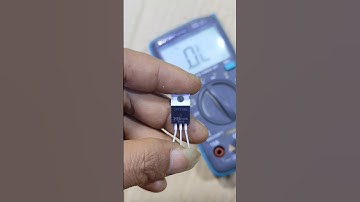 Testing good condition N-Channel Mosfet Transistor #electronics #componets #transistors #mosfet