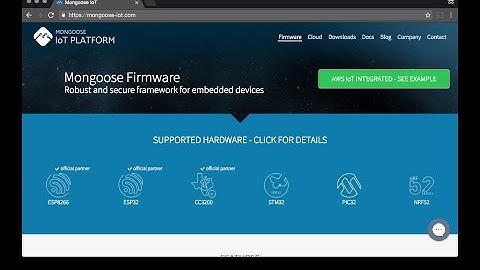 Mongoose OS - remote device control demo
