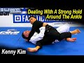 Dealing with a strong hold around the ankle by kenny kim