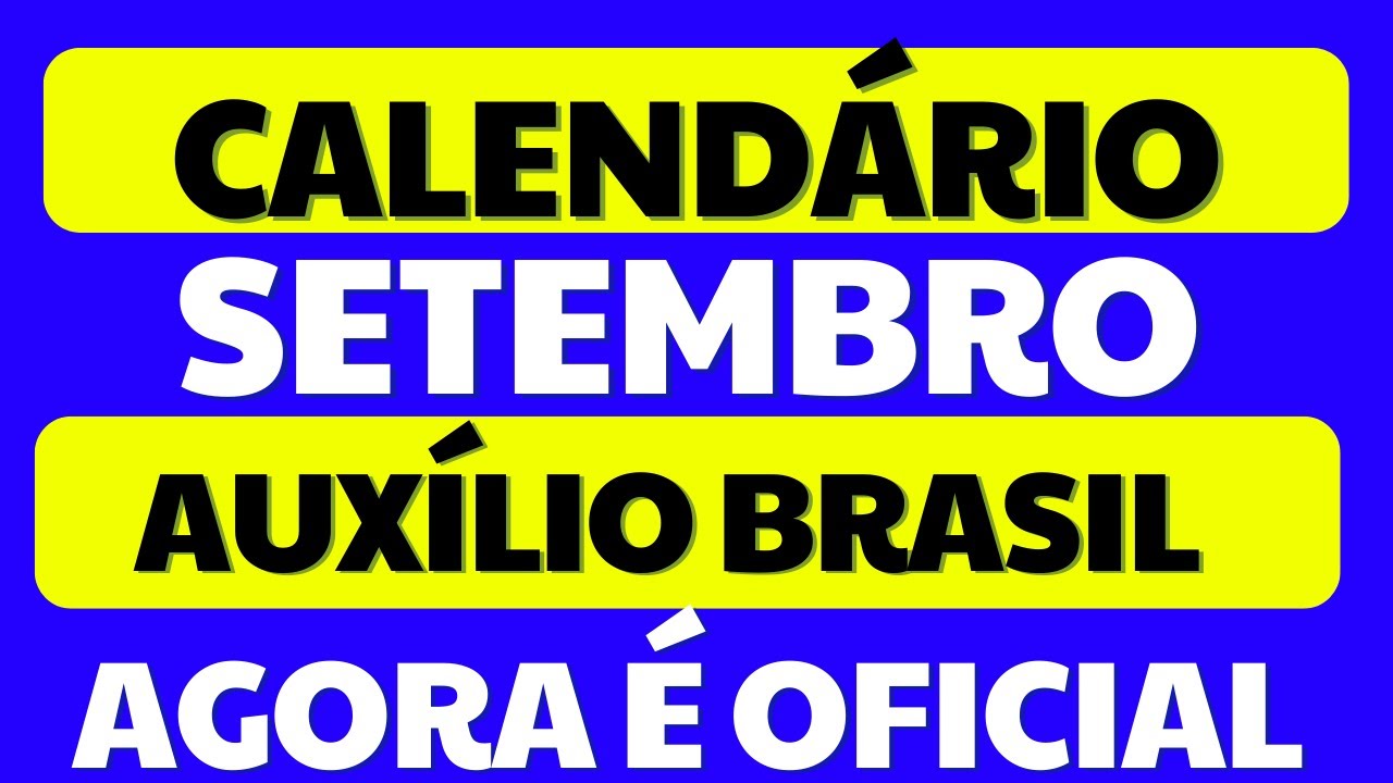G1 calendário auxílio brasil setembro 5