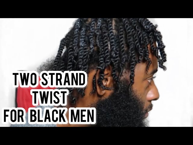 How To: Two Strand Twist Men! (Grow Longer Hair Faster) - YouTube