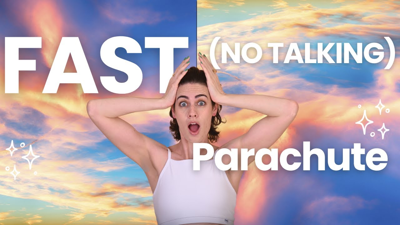 Fast Parachute, no talking- original song sung FAST to a metronome