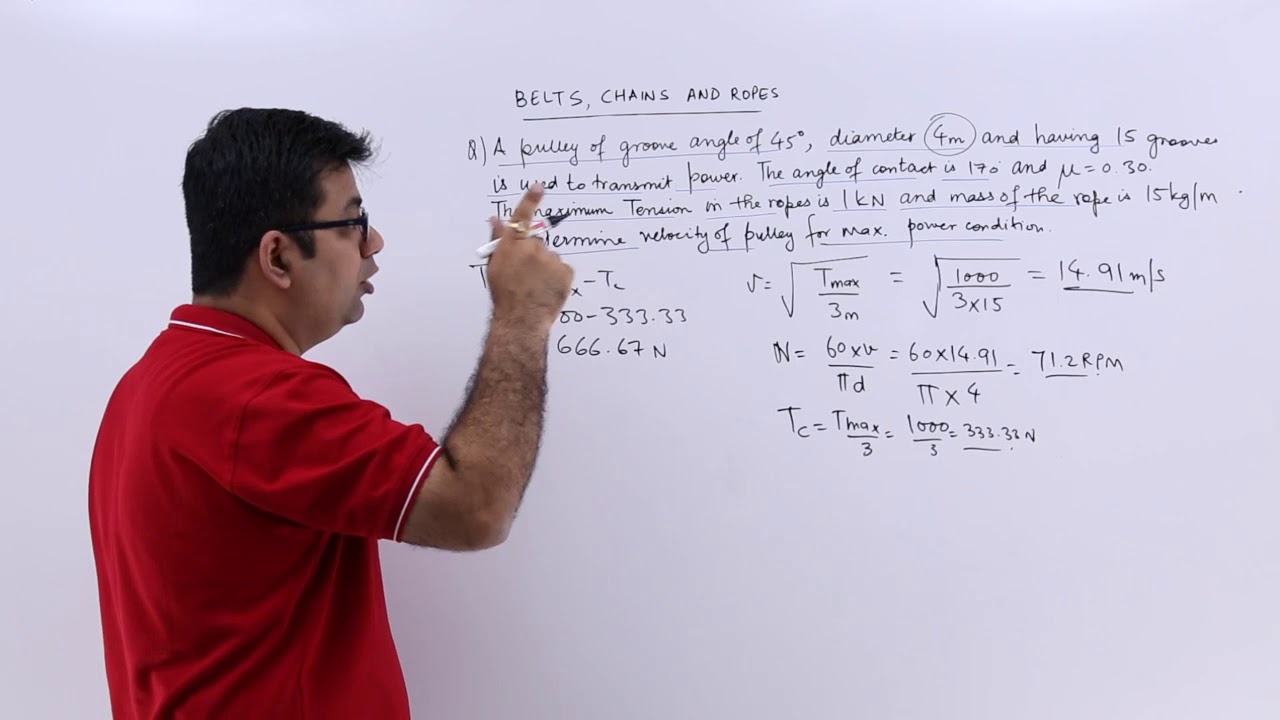 Problem 1 On Chain Drive - YouTube