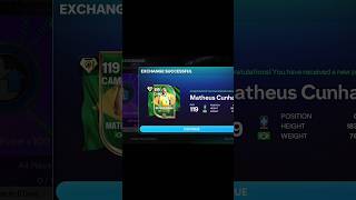 New 119 OVR Matheus Cunha Exchange! Massive W or L? 👀 #shortsfeed