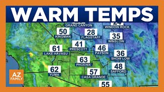 Above-average temps remain for the start of November