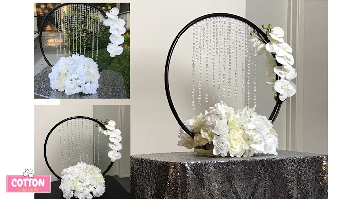 Elegant Dollar Tree Centerpiece | DIY Hula Hoop Centerpiece | Wedding | Bridal Shower | Baby Shower