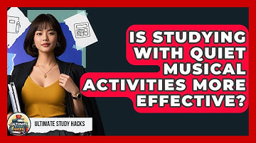 Is Studying With Quiet Musical Activities More Effective? - Ultimate Study Hacks