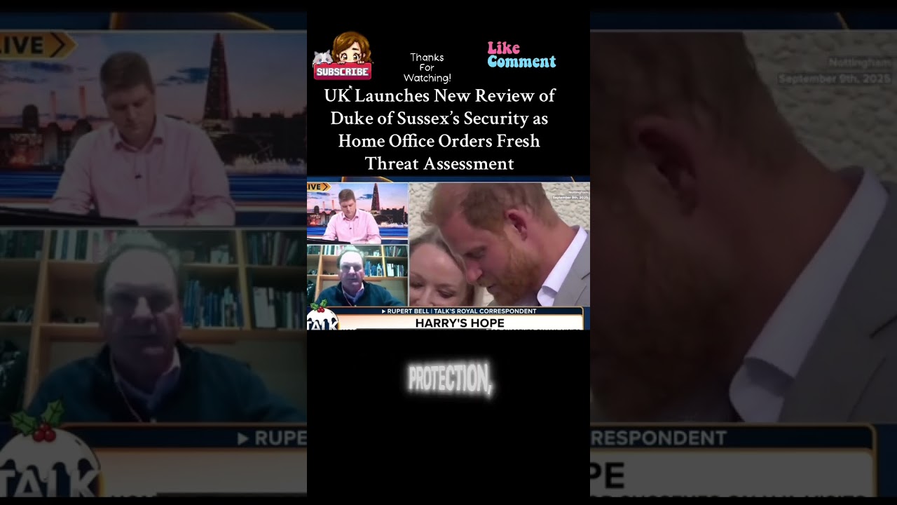 Home Office Reopens Security Case for Prince Harry Following Renewed Concerns Over Threat Levels