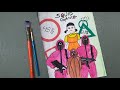 How to draw Squid Game Painting | Easy Squid Game 2 Drawing for Beginners 😊