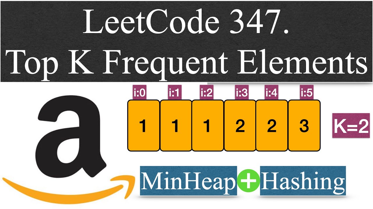 LeetCode 347. Top K Frequent Elements - YouTube