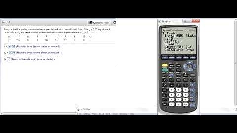 2 Dependent means (matched pairs) - calculation of test statistic and critical value
