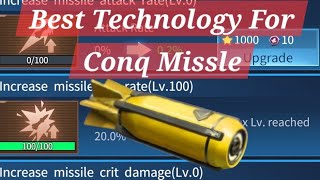 Best Tech For Conqueror Missles Updated Tests Damage Rate The Best? Yes Wing Fighter Comparisons