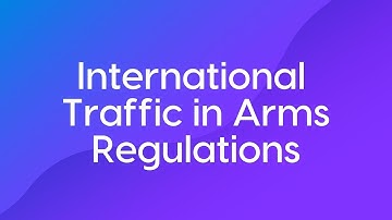 International Traffic In Arms Regulations (ITAR) Course Trailer (US)
