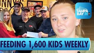 Dade City girl’s act of kindness grows into nonprofit feeding 1,600 children each week