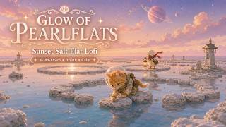 Glow of Pearlflats | Sunset Salt Flat Lofi for Wind-Down, Breath & Calm