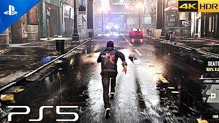 (PS5) inFAMOUS Second Son Gameplay | Ultra High Realistic Graphics [4K HDR]
