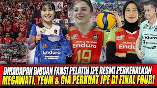 IN FRONT OF THOUSANDS OF FANS🔥JPE COACH LY INTRODUCES MEGAWATI, YEUM & GIA TO STRENGTHEN ...