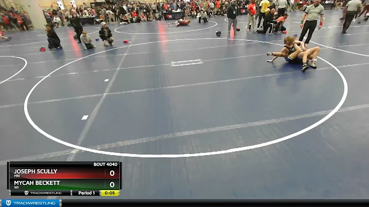 106 Lbs Cons. Round 6 - Mycah Beckett, WI Vs Josep...