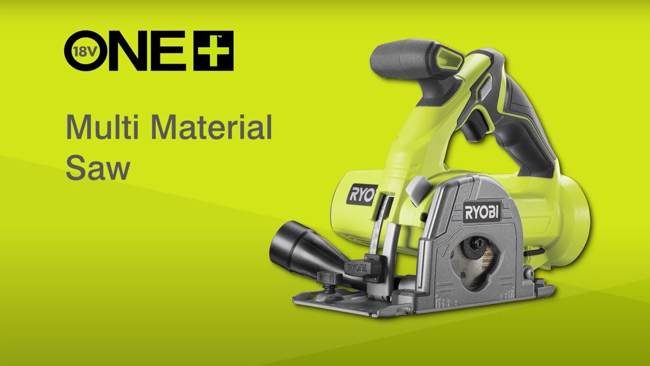 En nat kranium desinficere RYOBI ONE+ Cordless Multi Material Saw [R18MMS] - YouTube