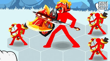 MERGE MASTER STICKMAN WARRIOR Gameplay Walkthrough All Levels (iOS, Android)