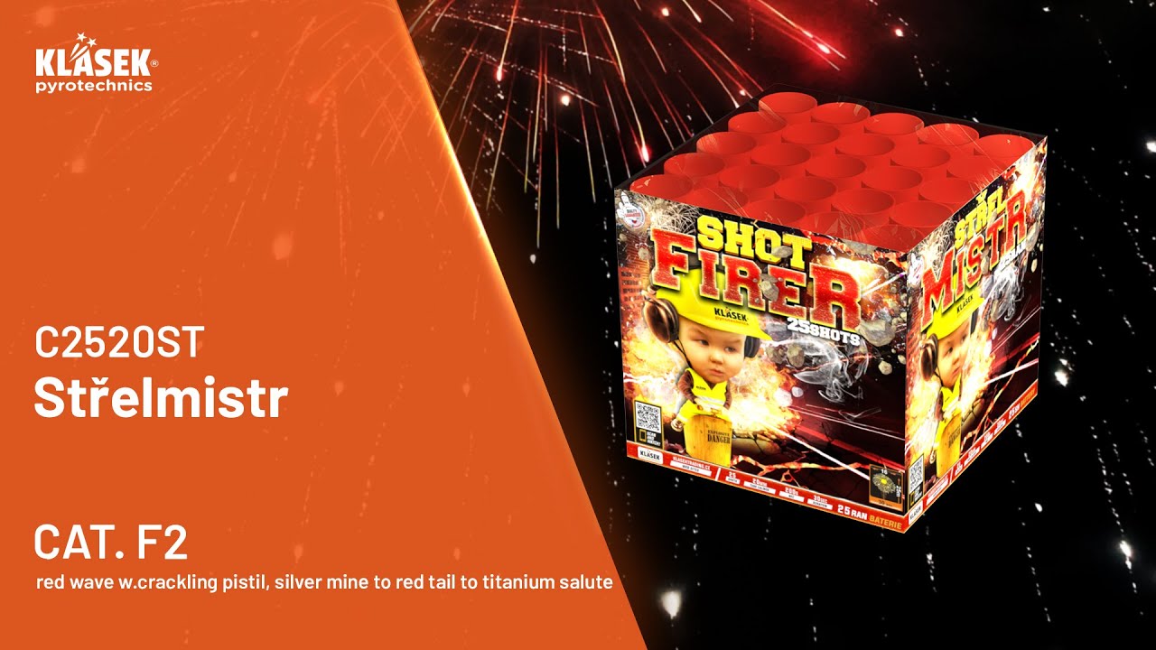 C2520ST Střelmistr | Klasek pyrotechnics - YouTube