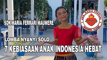 Lomba Nyanyi Solo Anak Indonesia Hebat 2025_SDK Maria Ferrari Maumere_Kabupaten Sikka