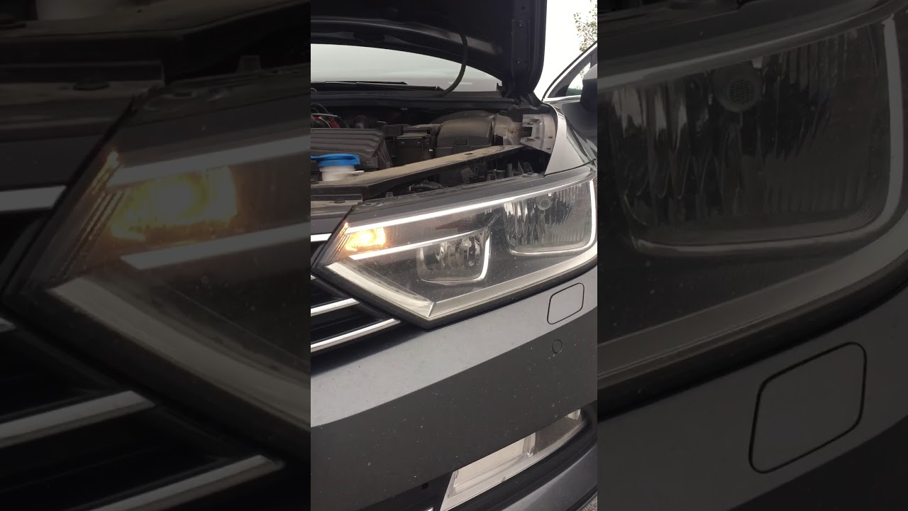 VW Passat Birne vorne wechseln | H7 Halogen Abblendlicht | B5, B6, B7 & B8