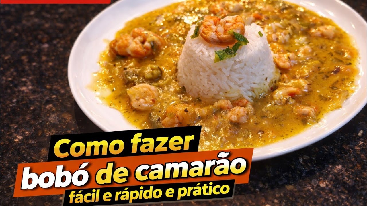 Como fazer Bobó de camarão 🦐🦐🦐 Delicia 