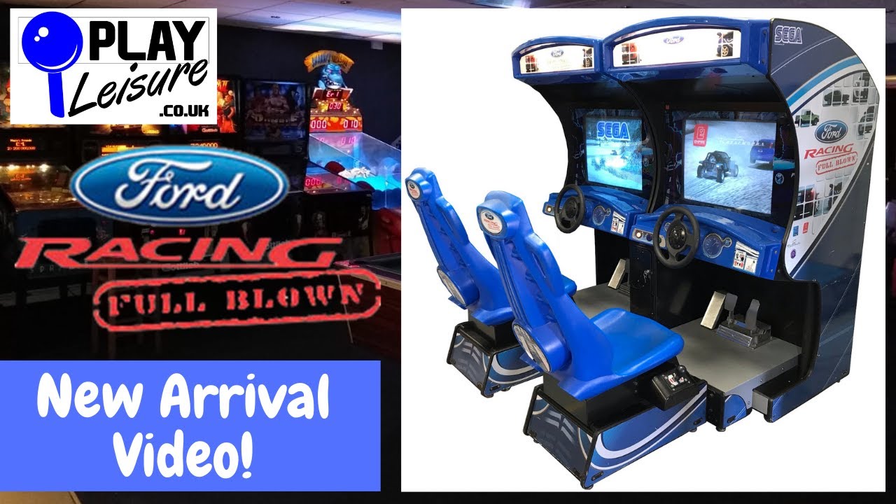 It's time for BRITISH Racing, it's the Ford Racing Twin Arcade Machine ...
