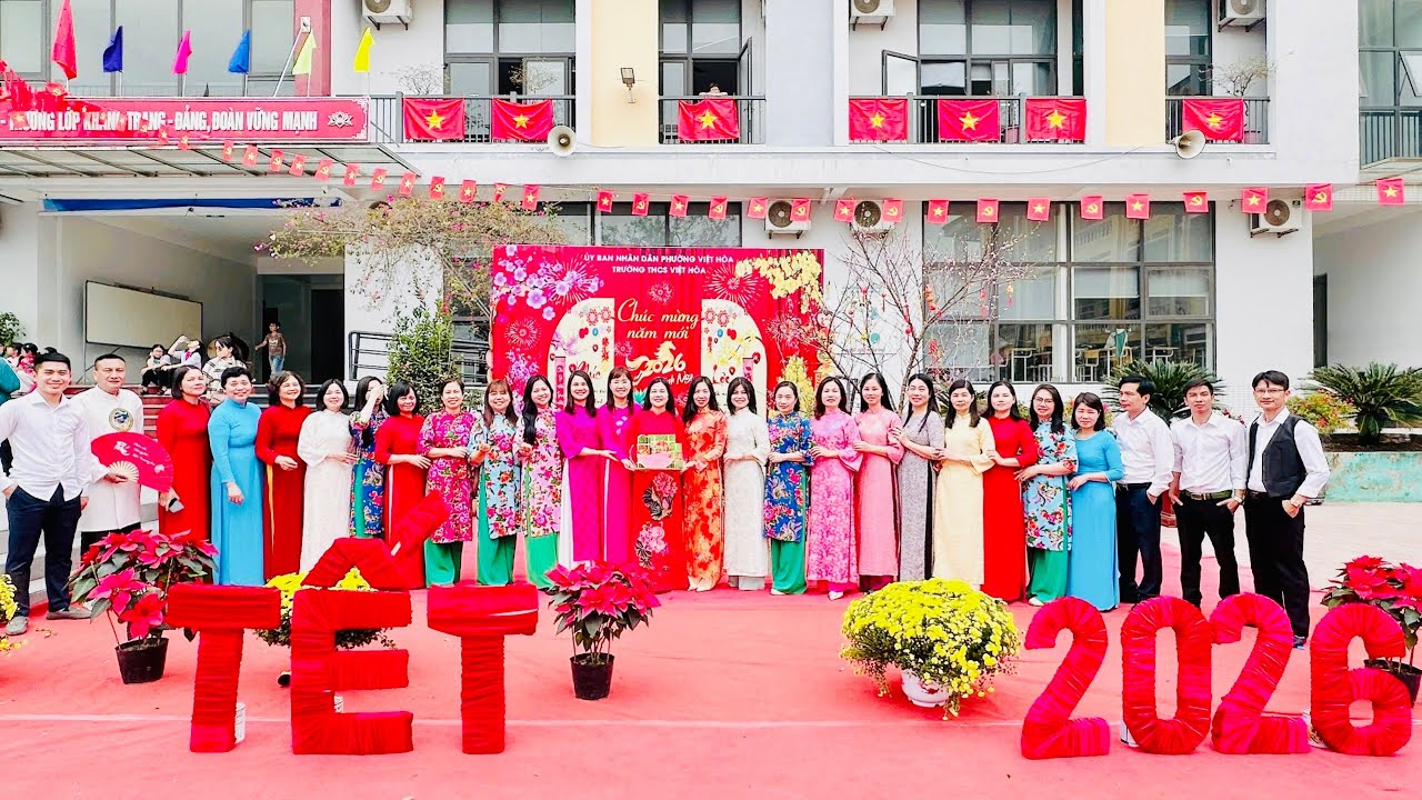 Trường THCS Việt Hoà (TPHP) mừng Xuân Bính Ngọ 2026