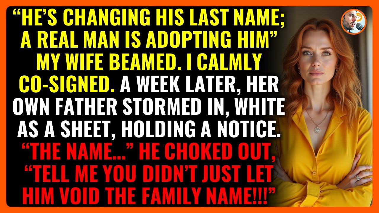 Он позволил своему сыну сменить фамилию, а затем применил 90-летний закон