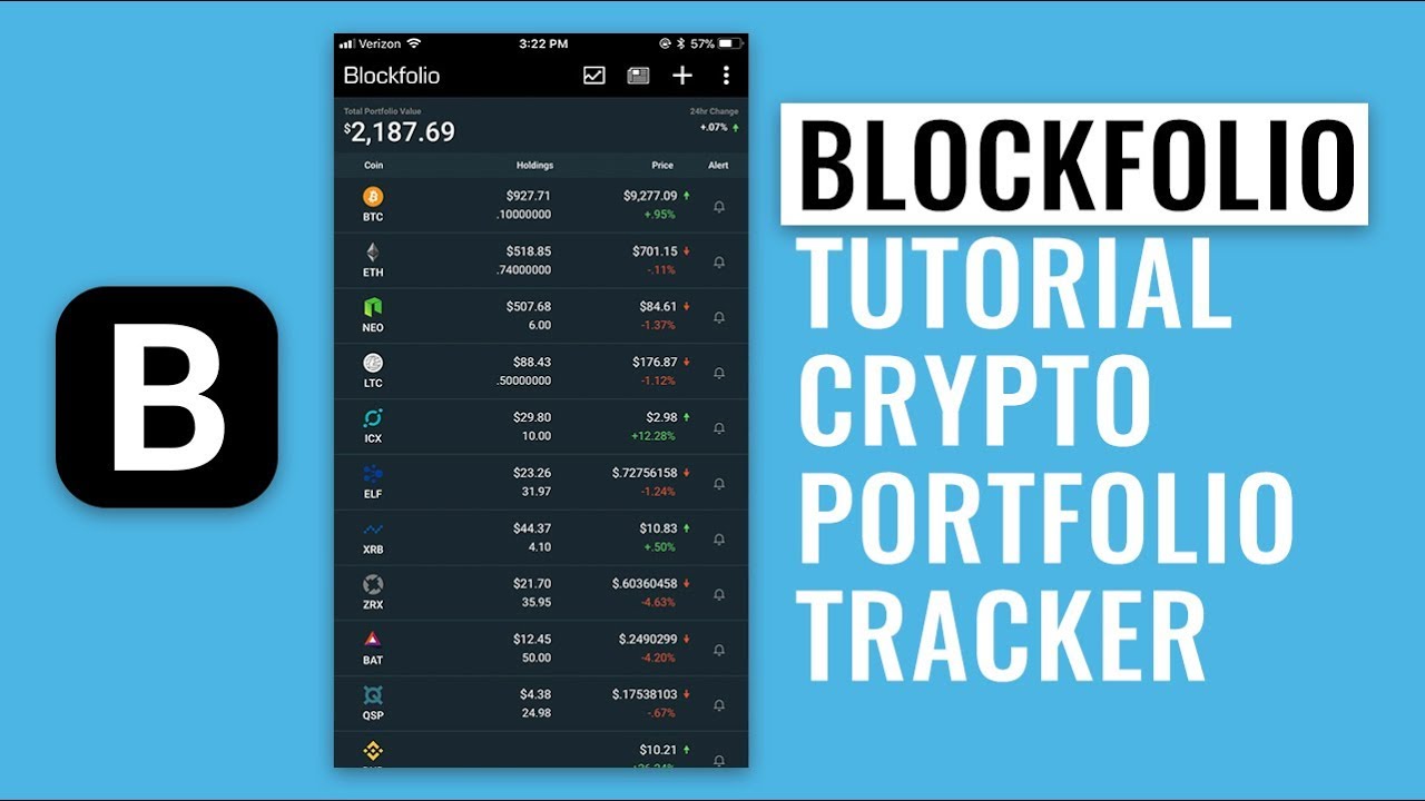what is blockfolio app use for